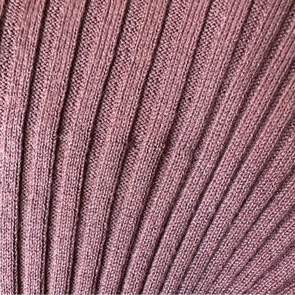 Pink Lily Burnt Orange Sweater Wrap midi Dress size medium - Picture 7 of 7